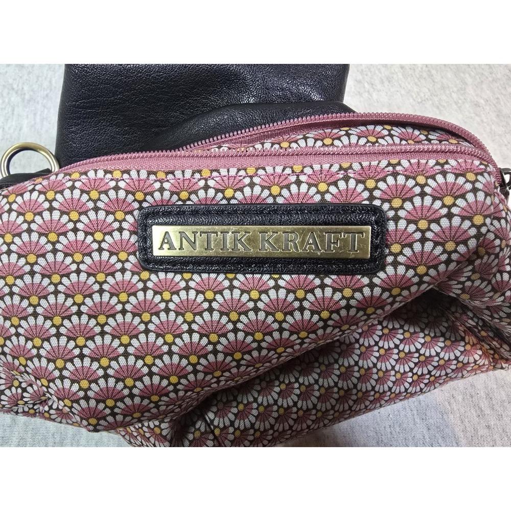 Antik Kraft Black without strap/ Crossbody Strap, Purse Shoulder Bag - Picture 4 of 5